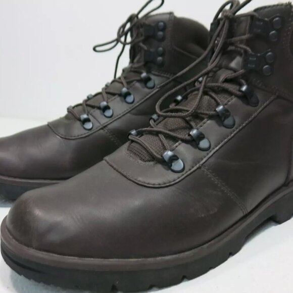 Timberland Soft Toe Leather Boots Shoes Men's Hiking Dress Stiefel Bottes 10.5 - Picture 7 of 7